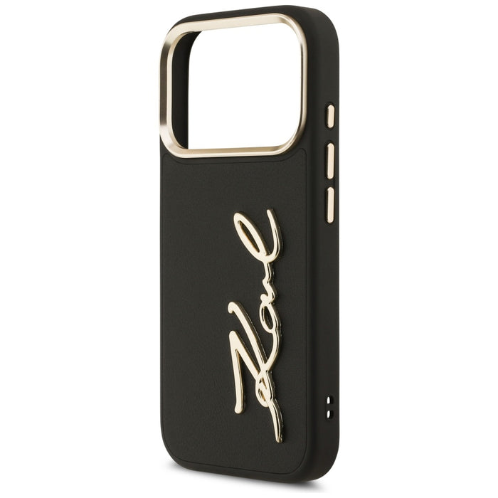 Karl Lagerfeld Karl Script Logo Case for iPhone 17 Pro - Black
