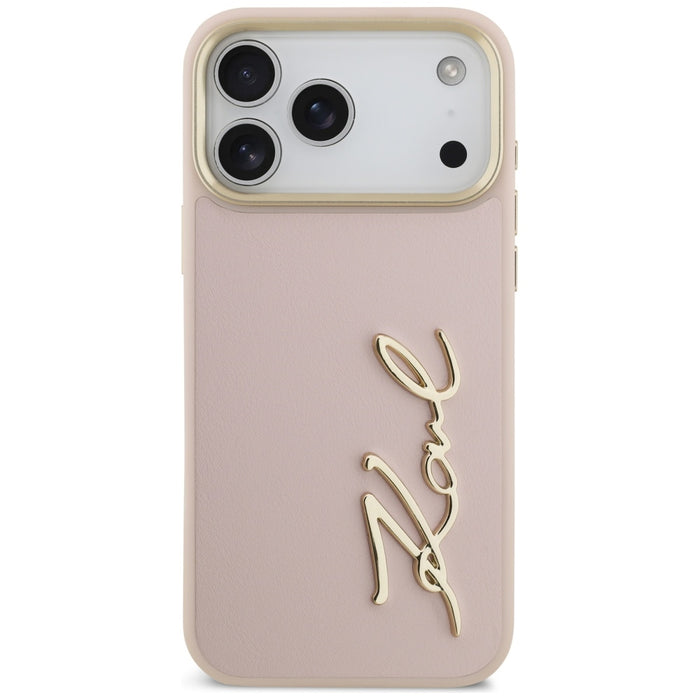 Karl Lagerfeld Karl Script Logo Case for iPhone 17 Pro Max - Pink