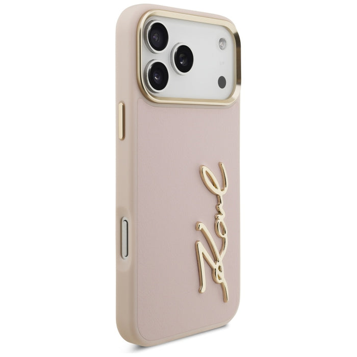 Karl Lagerfeld Karl Script Logo Case for iPhone 17 Pro Max - Pink