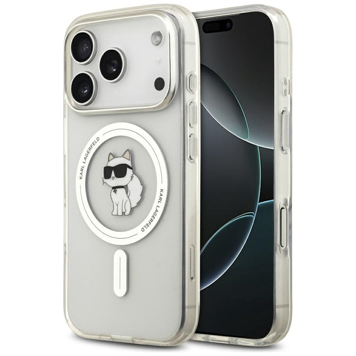 Karl Lagerfeld IML Choupette MagSafe Case for iPhone 17 Pro Max - Transparent