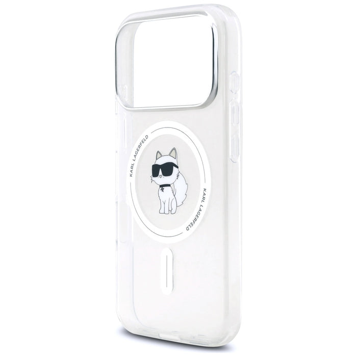 Karl Lagerfeld IML Choupette MagSafe Case for iPhone 17 Pro Max - Transparent