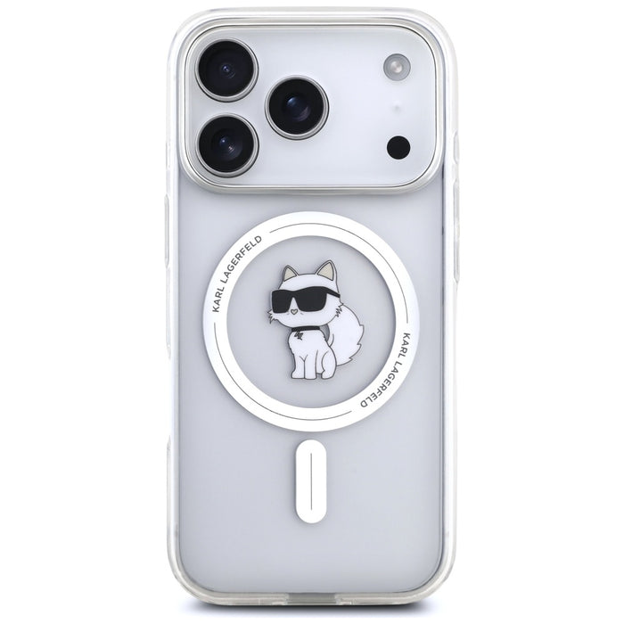 Karl Lagerfeld IML Choupette MagSafe Case for iPhone 17 Pro Max - Transparent