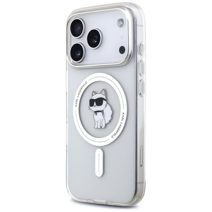 Karl Lagerfeld IML Choupette MagSafe Case for iPhone 17 Pro Max - Transparent