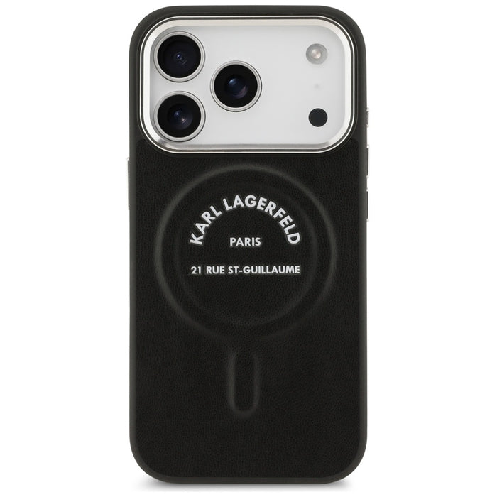 Karl Lagerfeld Karl RSG Logo MagSafe Case for iPhone 17 Pro Max - Black