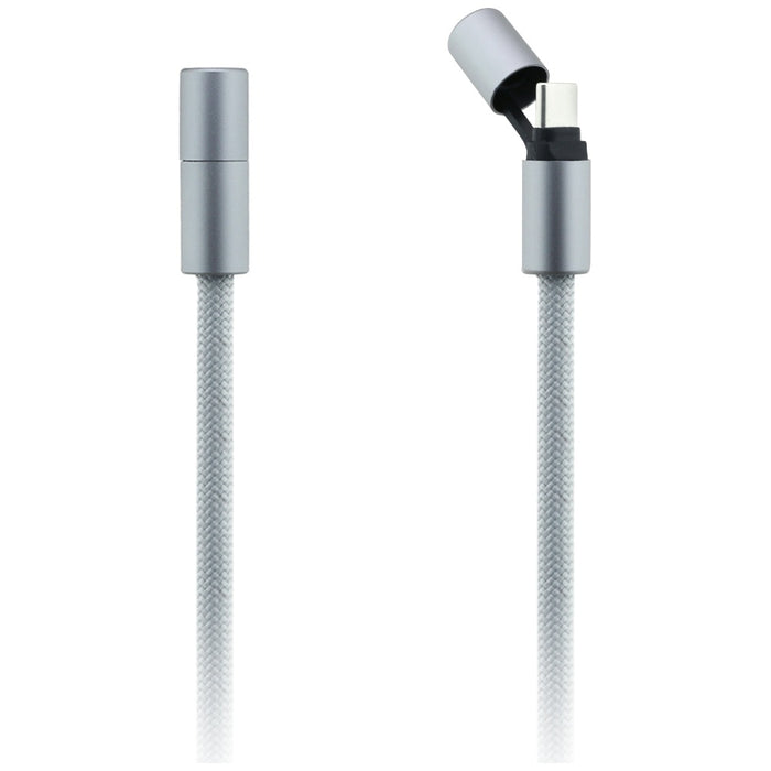 Karl Lagerfeld CBDY Choupette Charm USB-C Cable / USB-C Lanyard - Gray