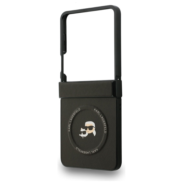 Karl Lagerfeld Karl&amp;Choupette Pins MagSafe Case for Samsung Galaxy Z Flip 7 - Black