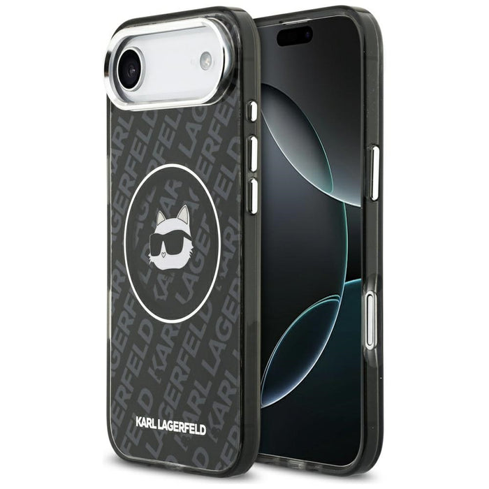 Karl Lagerfeld IML Choupette Head Logo MagSafe iPhone Air Case - Black