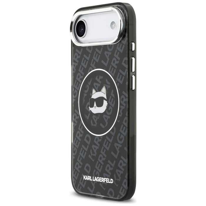 Karl Lagerfeld IML Choupette Head Logo MagSafe iPhone Air Case - Black
