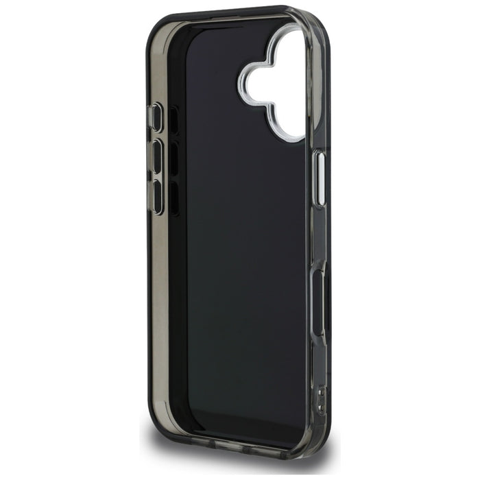 Karl Lagerfeld IML Aquarelle Choupette &amp; Logo iPhone 16 Case - Black