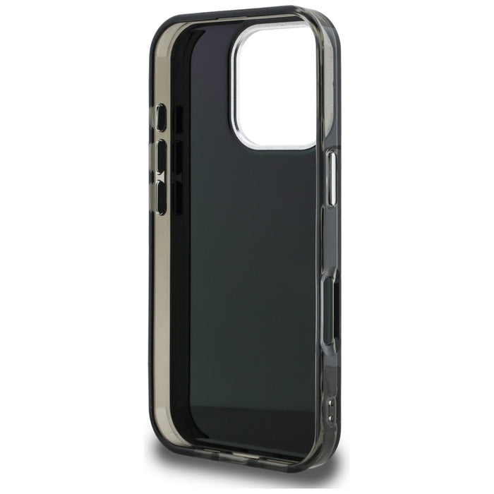 Karl Lagerfeld IML Aquarelle Choupette &amp; Logo iPhone 16 Pro Case - Black