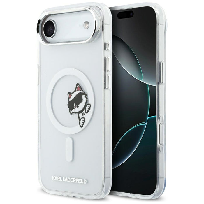 Karl Lagerfeld IML Peekaboo MagSafe Case for iPhone Air - Clear