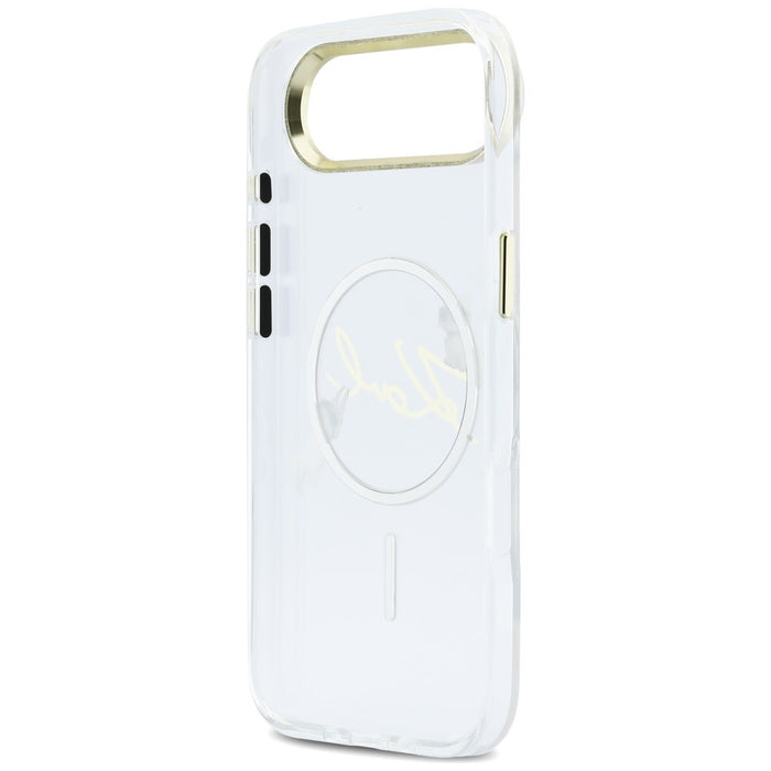 Karl Lagerfeld IML Choupettes Karl Script Logo MagSafe iPhone Air Case - Clear