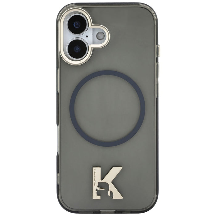 Karl Lagerfeld IML K Head Logo MagSafe Case for iPhone 17 - Black