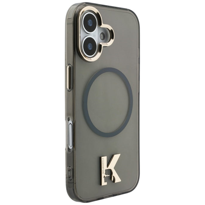 Karl Lagerfeld IML K Head Logo MagSafe Case for iPhone 17 - Black
