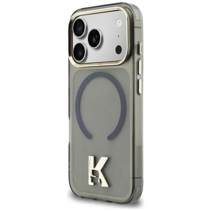 Karl Lagerfeld IML K Head Logo MagSafe Case for iPhone 17 Pro - Black