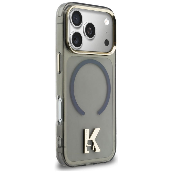 Karl Lagerfeld IML K Head Logo MagSafe Case for iPhone 17 Pro - Black