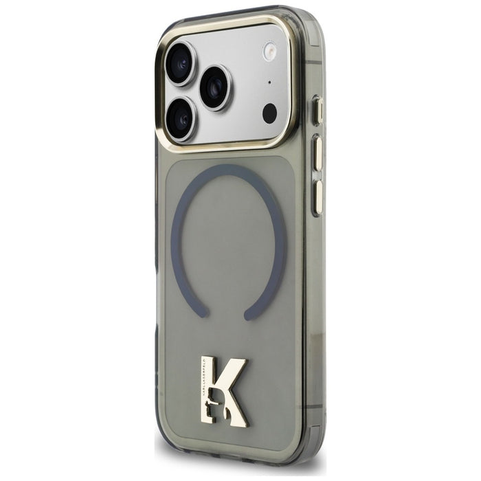 Karl Lagerfeld IML K Head Logo MagSafe Case for iPhone 17 Pro Max - Black