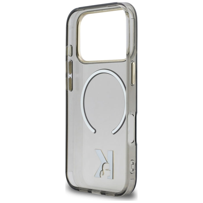 Karl Lagerfeld IML K Head Logo MagSafe Case for iPhone 17 Pro Max - Black