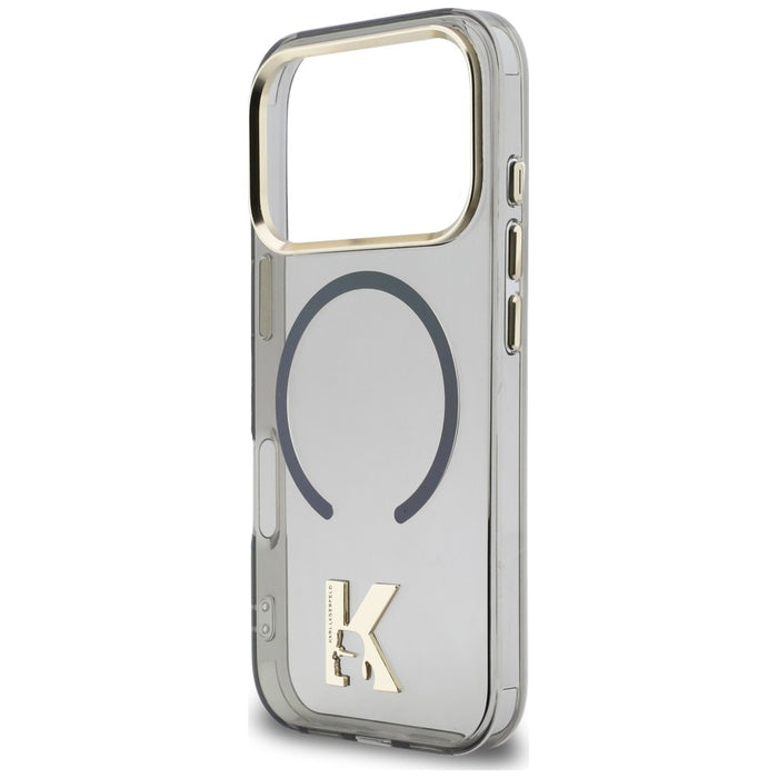 Karl Lagerfeld IML K Head Logo MagSafe Case for iPhone 17 Pro Max - Black