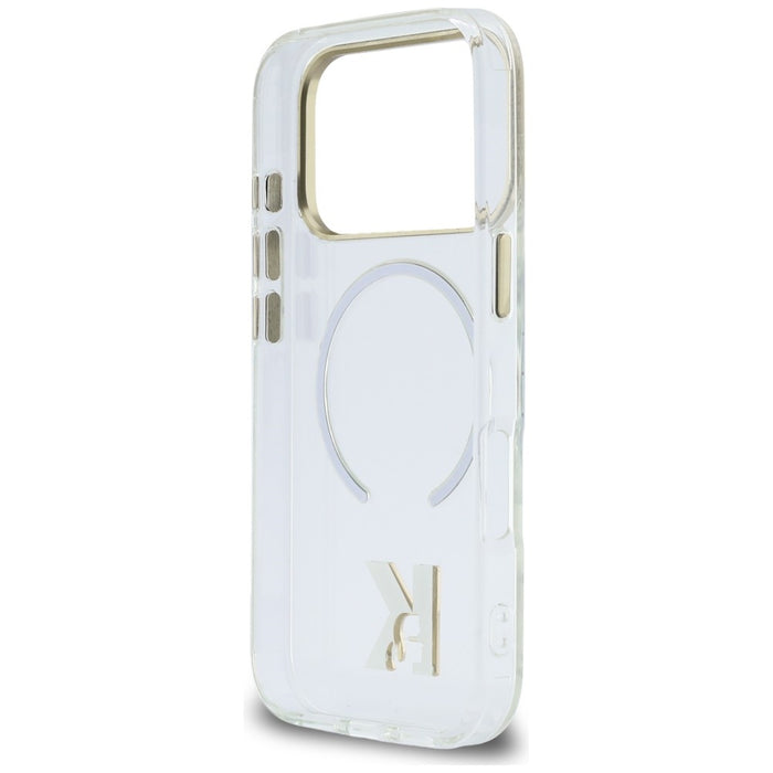 Karl Lagerfeld IML K Head Logo MagSafe Case for iPhone 17 Pro - Clear