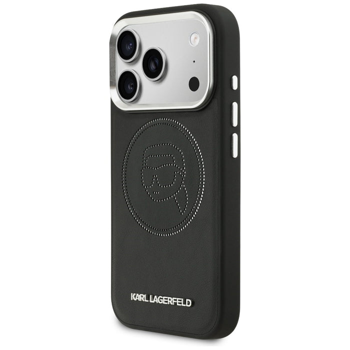 Karl Lagerfeld K Head Point Logo MagSafe Case for iPhone 17 Pro Max - Black