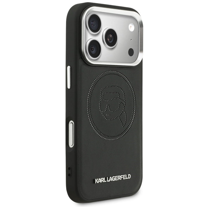 Karl Lagerfeld K Head Point Logo MagSafe Case for iPhone 17 Pro Max - Black