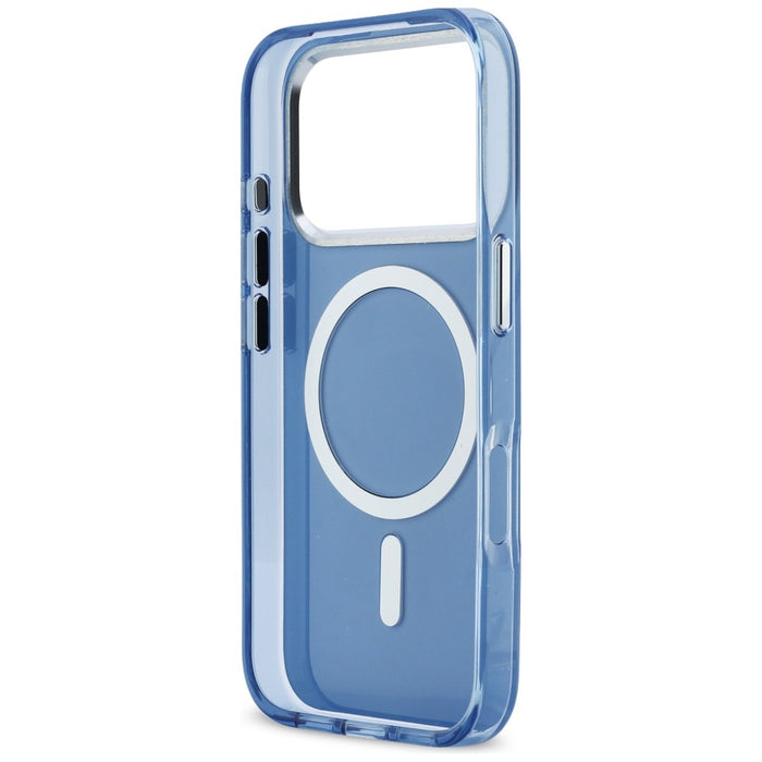 Karl Lagerfeld Karl &amp; Choupette Back MagSafe Case for iPhone 17 Pro Max - Blue