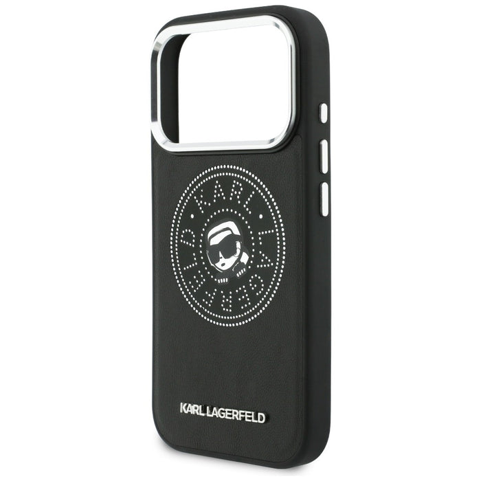 Karl Lagerfeld Point &amp; Karl Sketch MagSafe Case for iPhone 17 Pro Max - Black