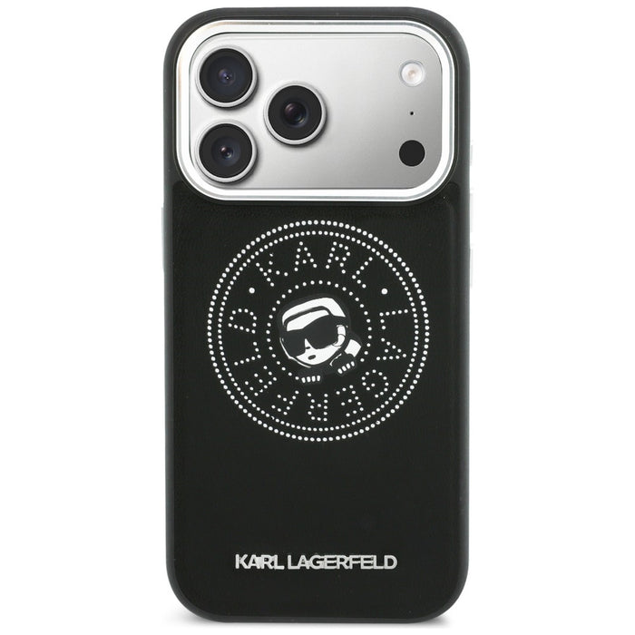 Karl Lagerfeld Point &amp; Karl Sketch MagSafe Case for iPhone 17 Pro Max - Black