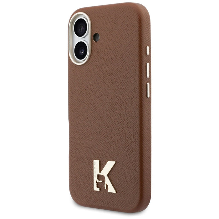 Karl Lagerfeld Karl Head Logo MagSafe Case for iPhone 17 - Brown