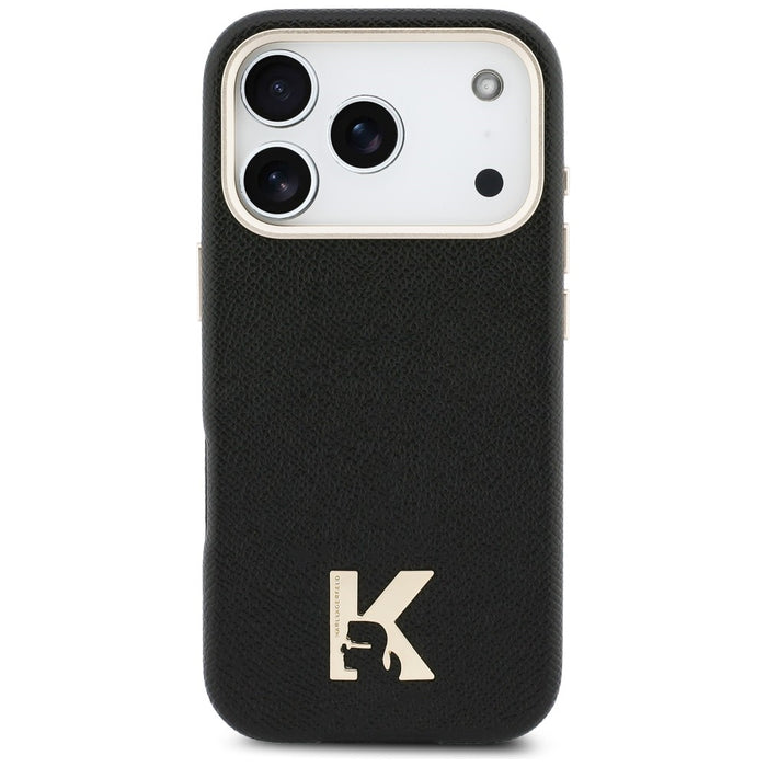 Karl Lagerfeld Karl Head Logo MagSafe Case for iPhone 17 Pro - Black