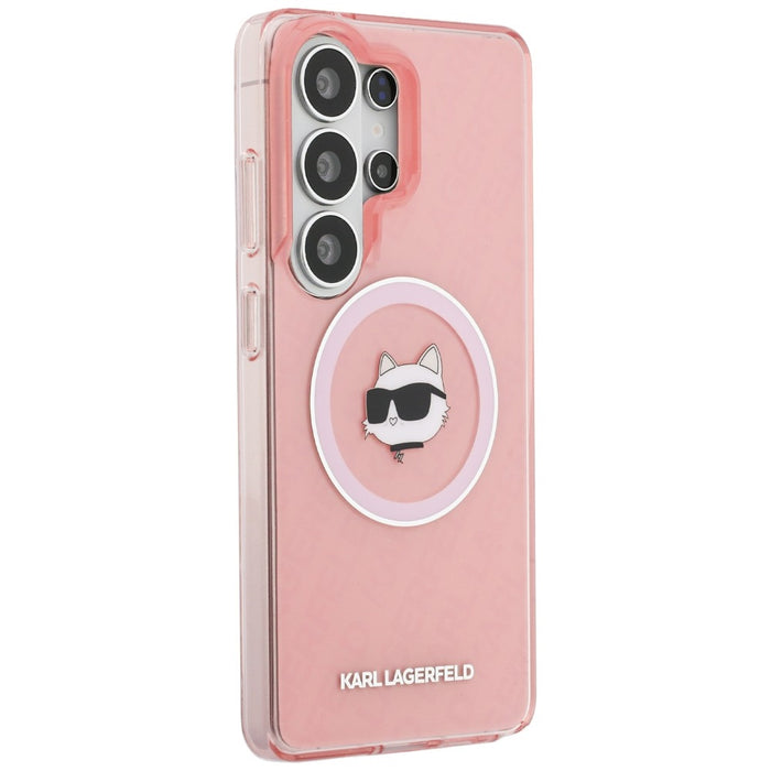 Karl Lagerfeld IML Repeated Choupette MagSafe Case for Samsung Galaxy S26 Ultra - Pink