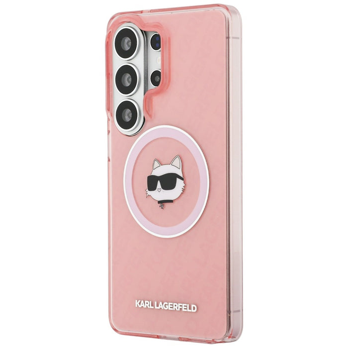 Karl Lagerfeld IML Repeated Choupette MagSafe Case for Samsung Galaxy S26 Ultra - Pink