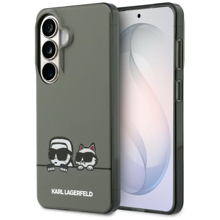 Karl Lagerfeld IML Peekaboo Karl&amp;Choupette MagSafe Case for Samsung Galaxy S26 - Black