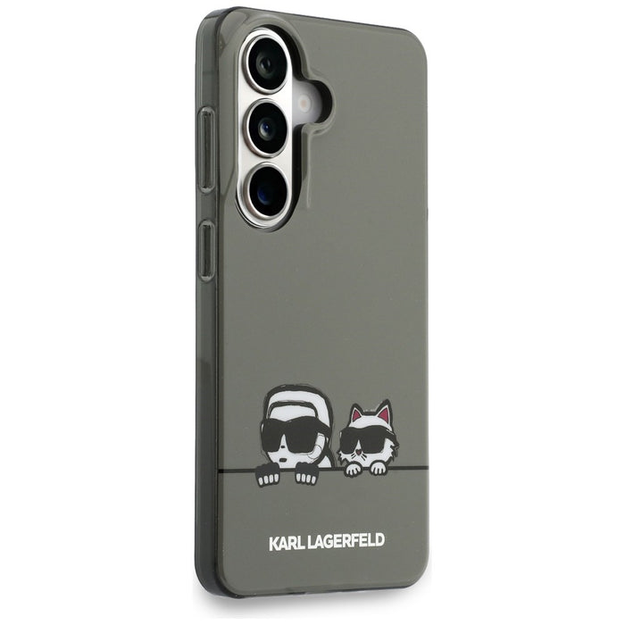 Karl Lagerfeld IML Peekaboo Karl&amp;Choupette MagSafe Case for Samsung Galaxy S26 - Black