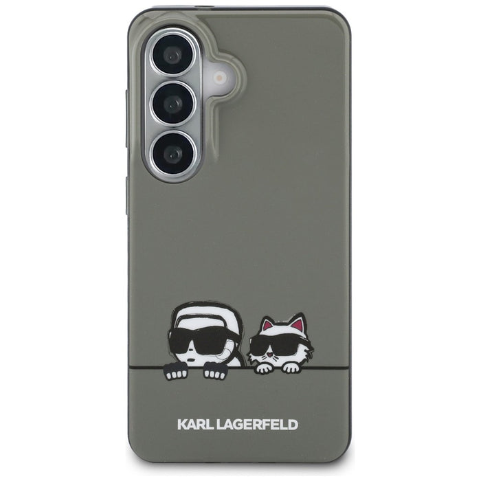 Karl Lagerfeld IML Peekaboo Karl&amp;Choupette MagSafe Case for Samsung Galaxy S26 - Black