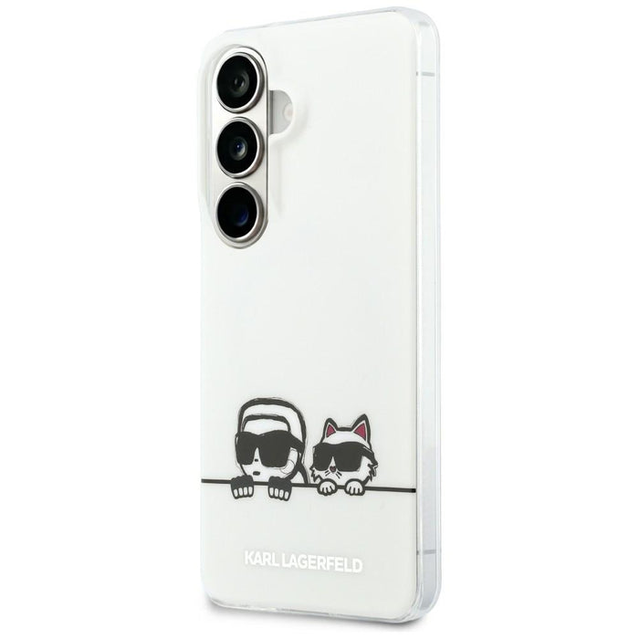 Karl Lagerfeld IML Peekaboo Karl&amp;Choupette MagSafe Case for Samsung Galaxy S26 Plus - Transparent