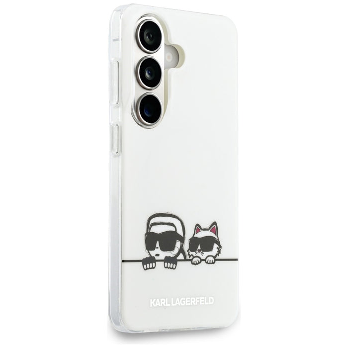 Karl Lagerfeld IML Peekaboo Karl&amp;Choupette MagSafe Case for Samsung Galaxy S26 Plus - Transparent