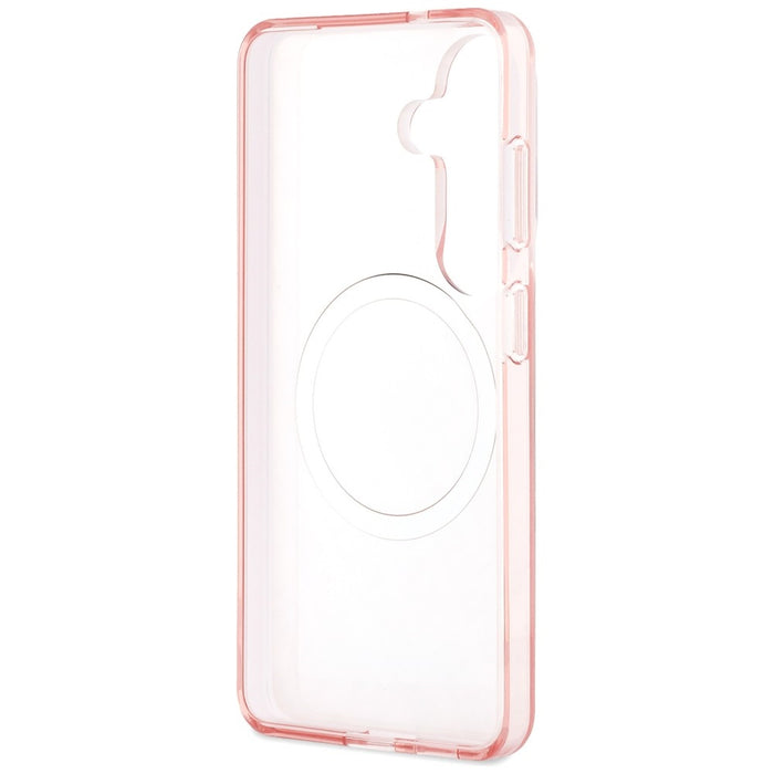 Karl Lagerfeld IML Repeated Choupette MagSafe Case for Samsung Galaxy S26 Plus - Pink