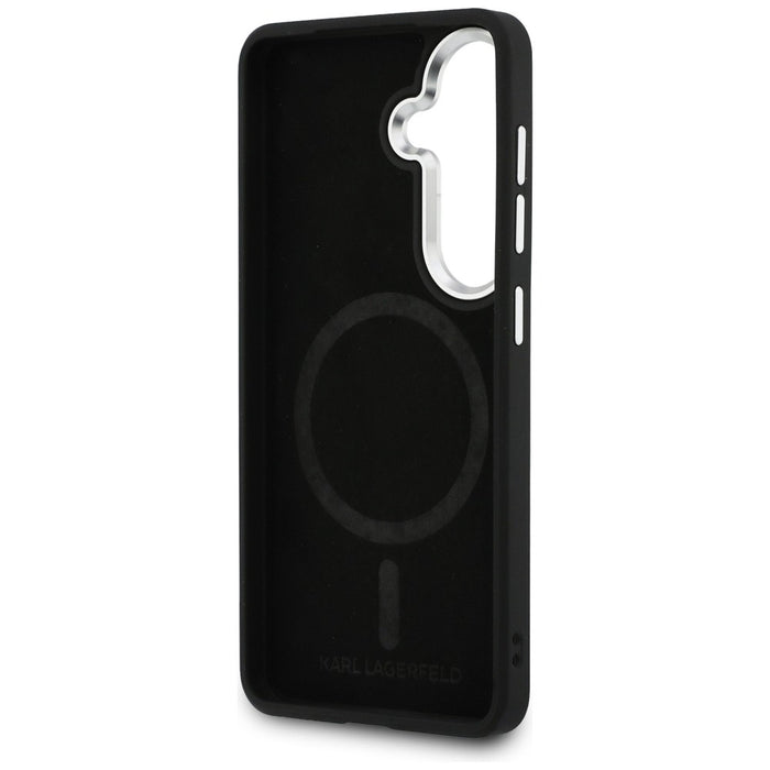 Karl Lagerfeld Perforated KL MagSafe Case for Samsung Galaxy S26+ - Black