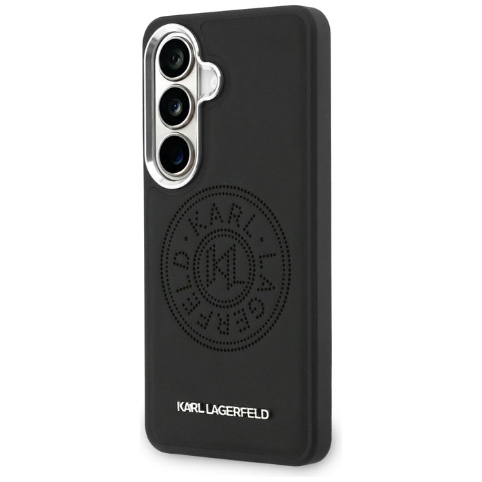 Karl Lagerfeld Perforated KL MagSafe Case for Samsung Galaxy S26+ - Black