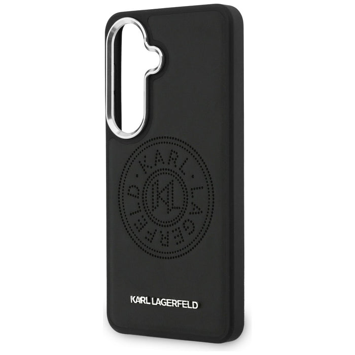 Karl Lagerfeld Perforated KL MagSafe Case for Samsung Galaxy S26+ - Black