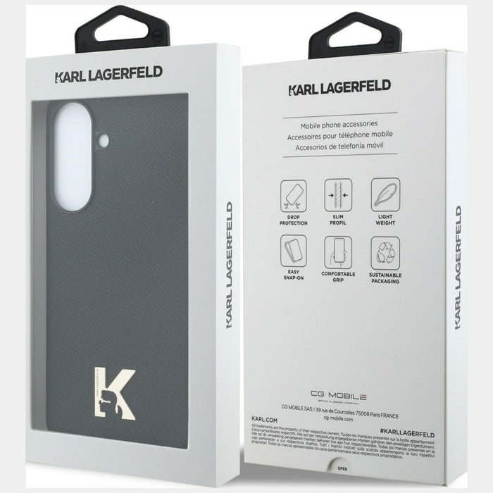 Karl Lagerfeld Karl Head Logo Case for Samsung Galaxy A57 5G - Black