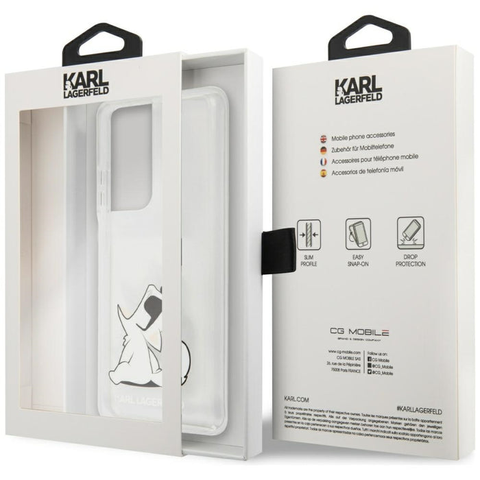 Karl Lagerfeld Choupette Fun Case for Samsung Galaxy S21 Ultra - Transparent