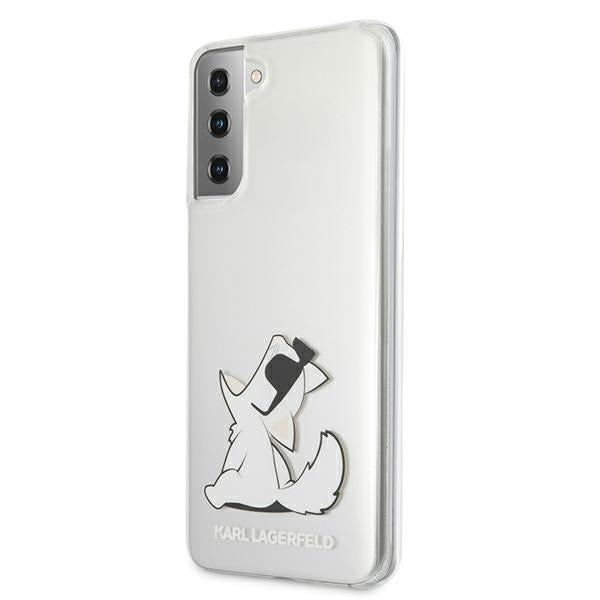 Karl Lagerfeld Choupette Fun Case for Samsung Galaxy S21+ - Transparent