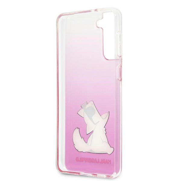 Karl Lagerfeld Choupette Fun Case for Samsung Galaxy S21+ - Pink