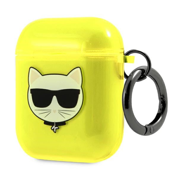 Karl Lagerfeld Choupette Case for AirPods 1/2 - Yellow