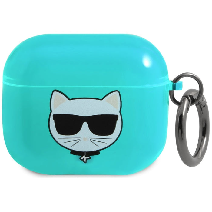 Karl Lagerfeld Choupette Case for AirPods 3 - Blue