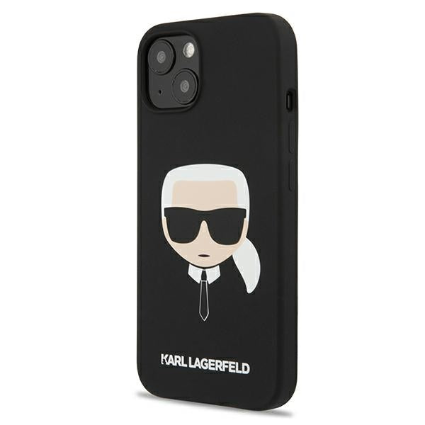 Karl Lagerfeld KLHCP13SSLKHBK iPhone 13 mini 5,4" czarny/black hardcase Silicone Karl's Head