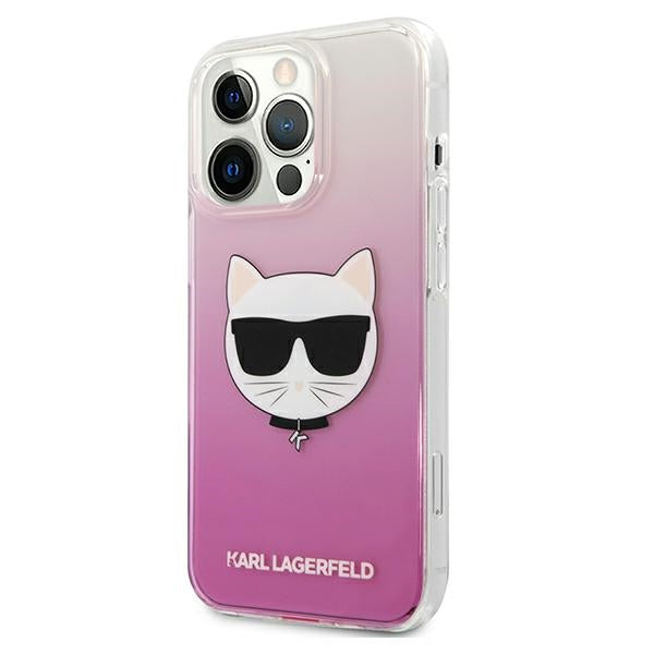 Karl Lagerfeld Choupette Head Case for iPhone 13 Pro Max - Pink